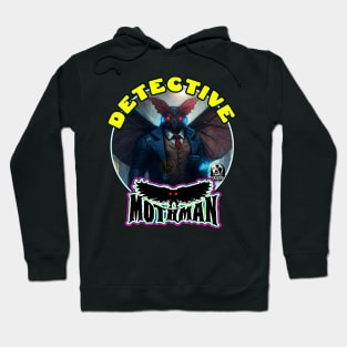 Detective Mothman Flying Humanoid Moth Crime Fighter Monster 2 Hoodie